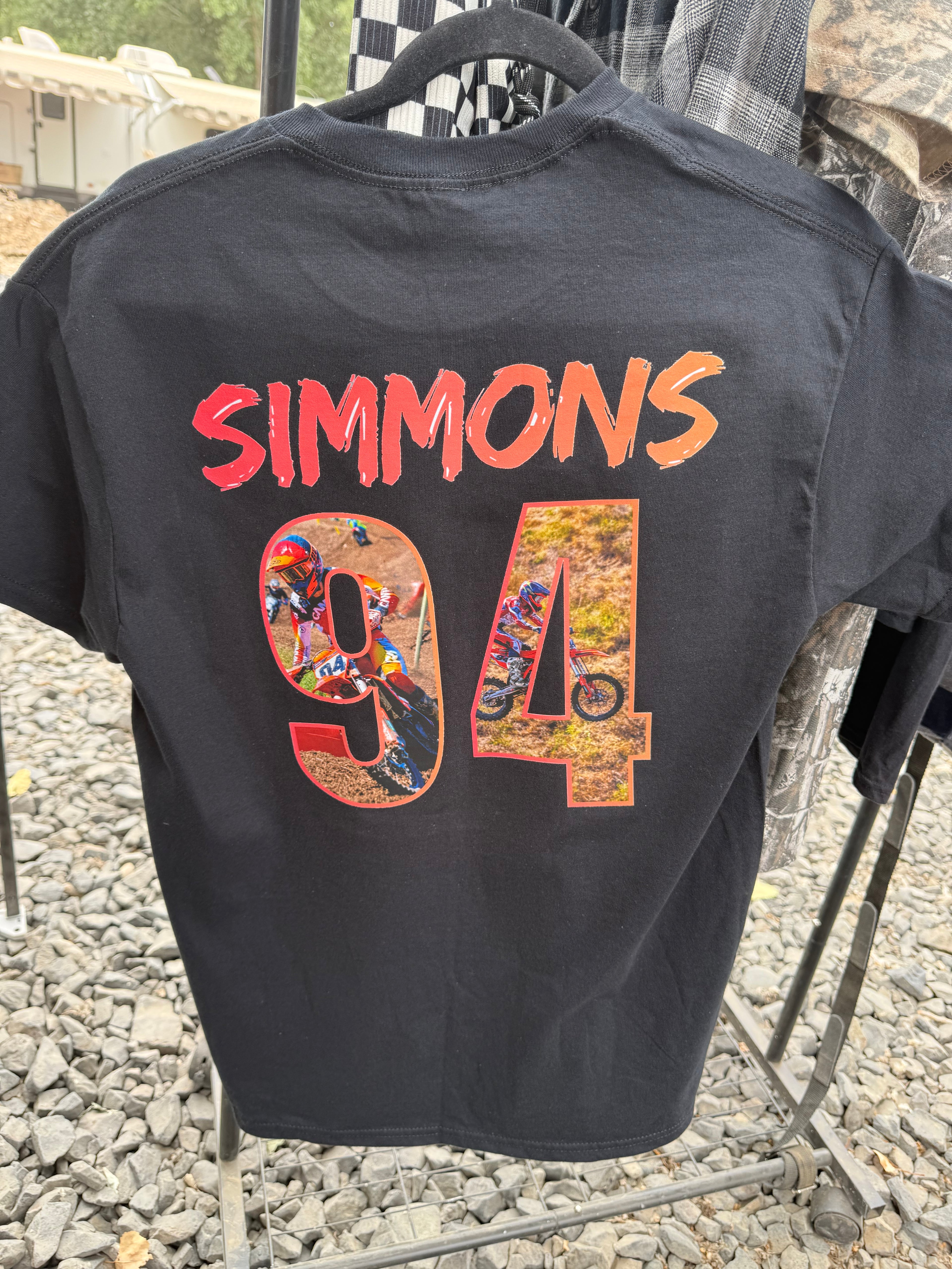 Custom black T-shirt